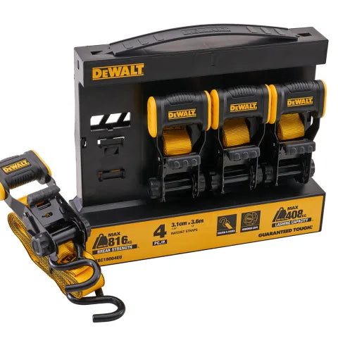 DeWalt XMS26RATCHET 4 Piece Ratchet Strap Set