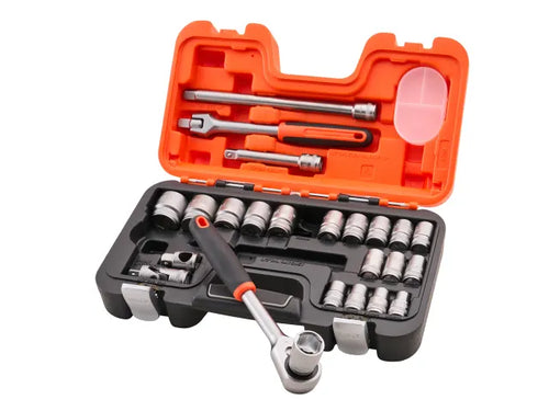 Bahco XMS26S240 1/2in Drive Socket Set (24 Piece)