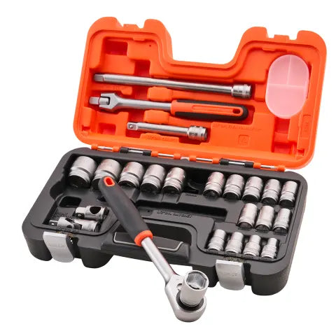 Bahco XMS26S240 1/2in Drive Socket Set (24 Piece)