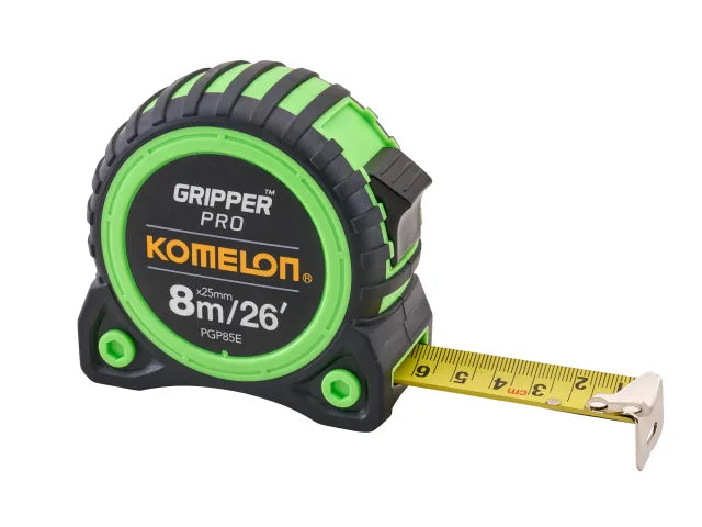 Komelon XMS26TAPE8 8m (26ft) Hi-Vis Gripper Tape