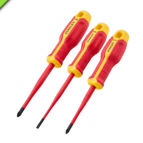 Stanley XMS26VDE3PCE 3 Piece VDE Screwdriver Set