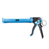 OX OX-T046507 400ml Heavy Duty Caulk Gun | 25:1 /12:1 Dual Thrust Ratio