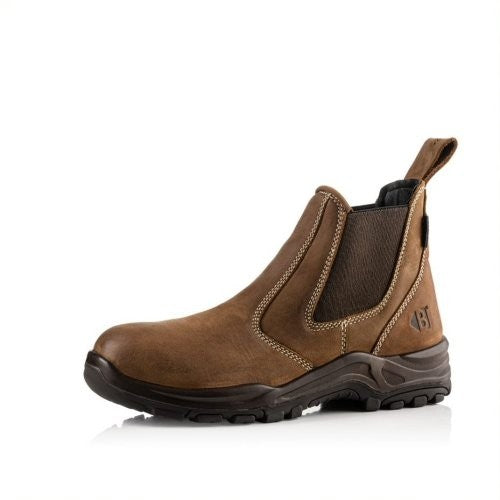 BUCKBOOTZ Nubuckz DEALERZ Non-Safety Brown Lightweight Waterproof Dealer Boot