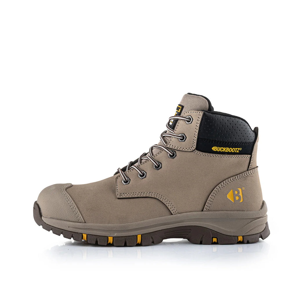 Buckbootz WIZL1STN wizardz Nubuckz Lace Boot, stone