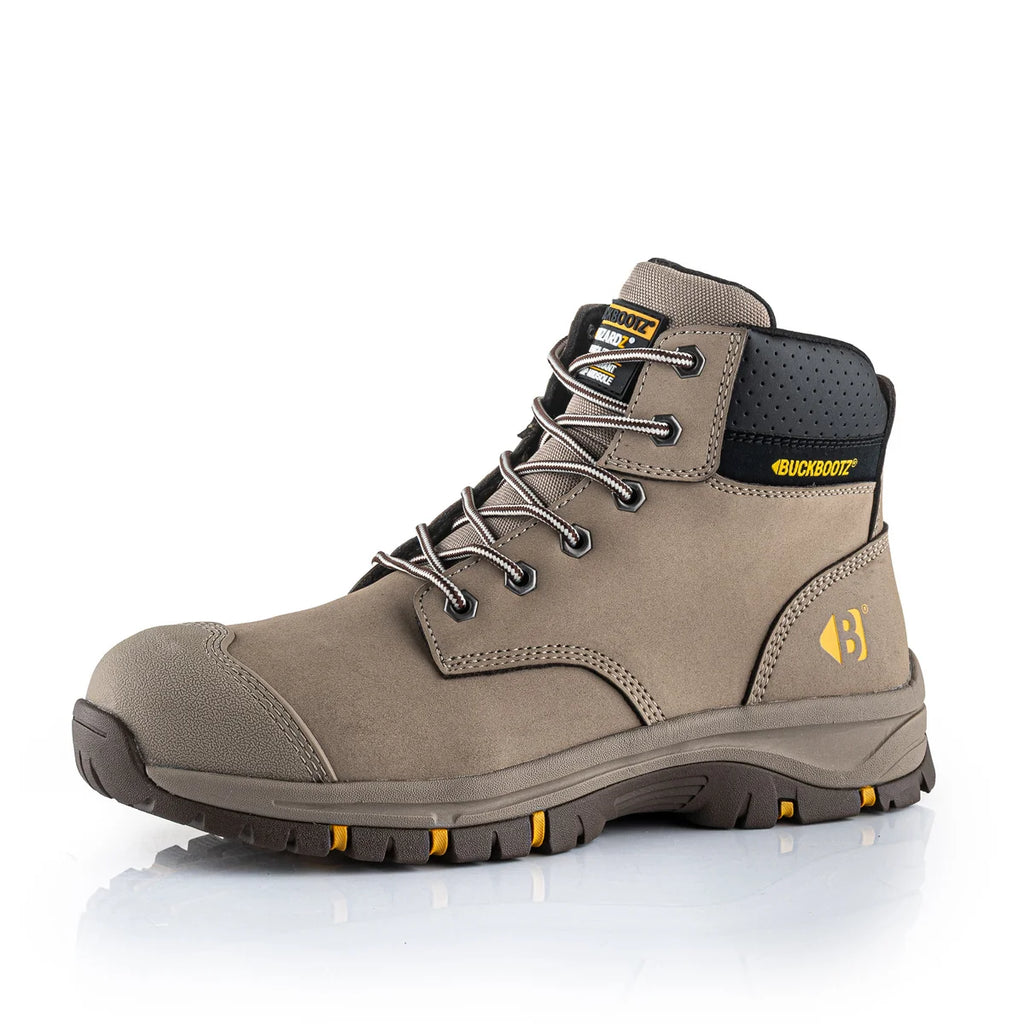 Buckbootz WIZL1STN wizardz Nubuckz Lace Boot, stone