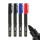 Tracer TPMFK1 2.0 Fine Tip Permanent Marker - 4pc Black, Black, Red, Blue