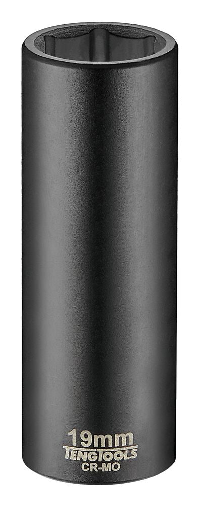 Teng tools 920612AN 1/2" Deep Impact Socket ANSI Metric 12mm