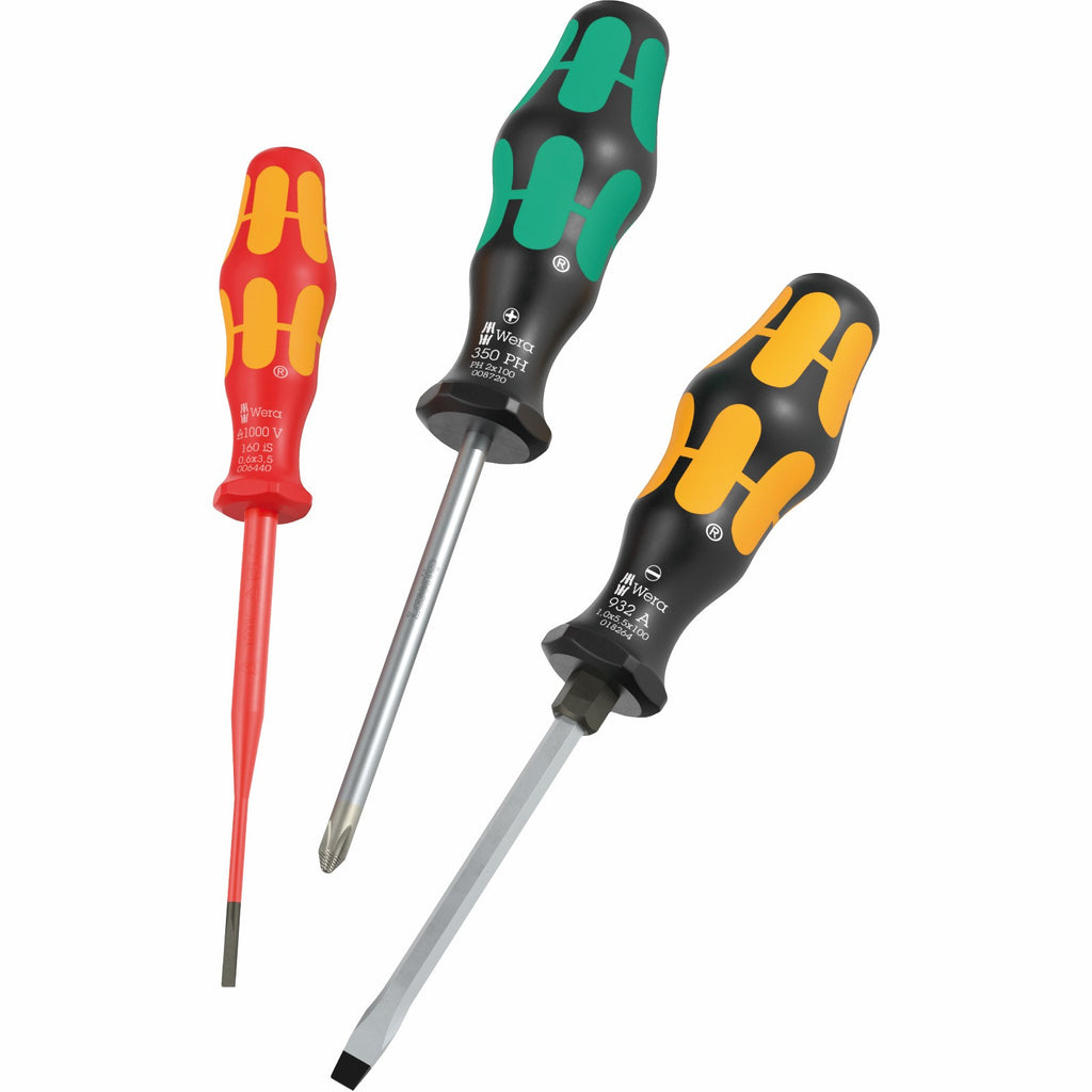 Wera 05135826001 100/300/900 3 pc Mixed Screwdriver Set xmas 2026