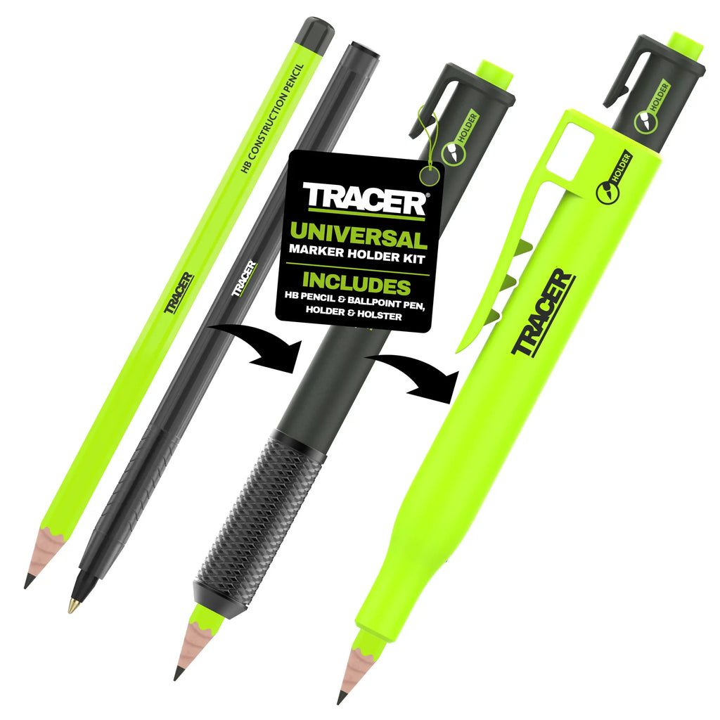 Tracer tumhk1 Universal Marker Holder Kit W/ Holster, HB Pencil & Ballpoint