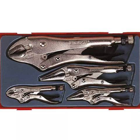 Teng Tools TTVG05 Power Grip Plier Set TT1 5 Pieces