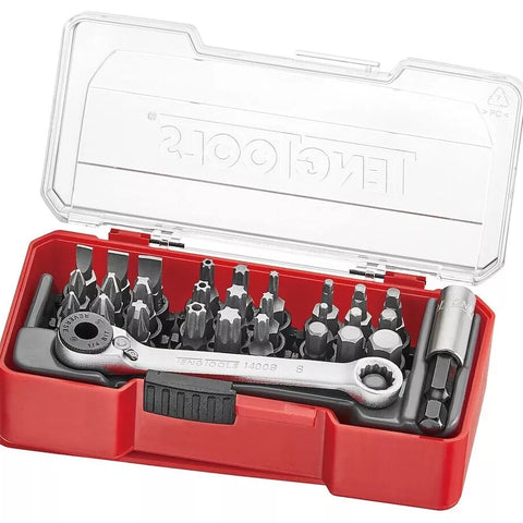 Teng Tools  Bit Set With Belt Clip Mixed 29 Pieces TJ1429