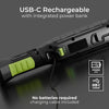 Luceco LILT60T65-01 Rechargeable Inspection LED Tilt & Twist Torch 5W 600lm 6500K