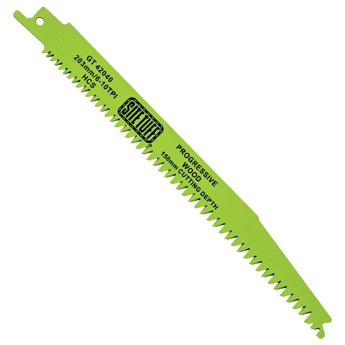 Site tuff ST-RB S2345X 203MM 6-10TPI 5PK PROG WOOD RECIP BLADE GT42040