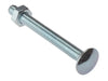 ForgeFix 10CB10110 Carriage Bolt & Nut ZP M10 x 110mm Bag 10