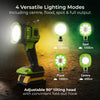 Luceco LILSPV200G65-01 18V-20V LED 2000lm Inspection Tilt Spotlight