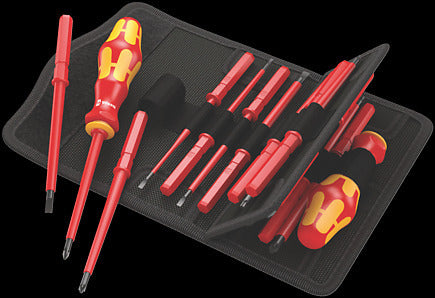 WERA 05059030001 60I+IS/62I/65I/67I/17 S/DRIVER SET KOMPAKT VDE POUCH 17PC - item discontinued
