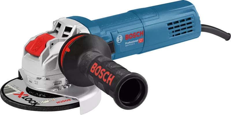 Bosch 06017B1060 GWX 9-115 S (110 V) Angle Grinder with X-LOCK