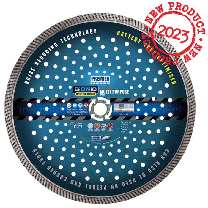 Premier Diamond DP11150 P4-BiMP 230mm BiONIC Multi Purpose Blade