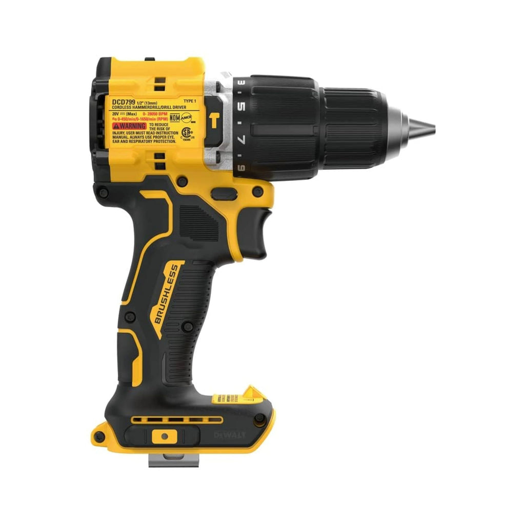 DeWALT DCD799N 18V XR Brushless Hammer Drill Driver