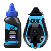 OX OX-T630602 Trade 30m/100' ABS Chalk Reel w/ Grip Value Pack - Standard Bold Line / 6:1 Gear Ratio