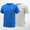 Snickers T-Shirts Twin-Pack - Deep Blue/Ice Grey