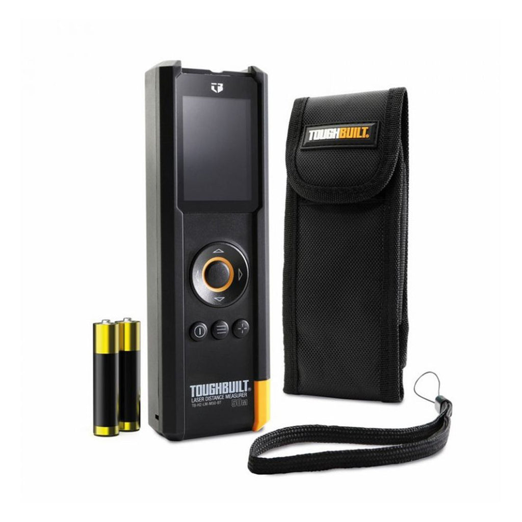 ToughBuilt TB-H2-LM-M50-BT 50m / 165ft Bluetooth Laser Distance Measurer