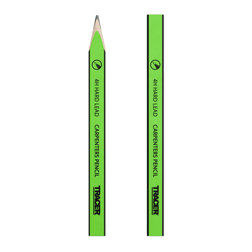 Tracer 4h carpenters pencils x12 with sharpener ACP1
