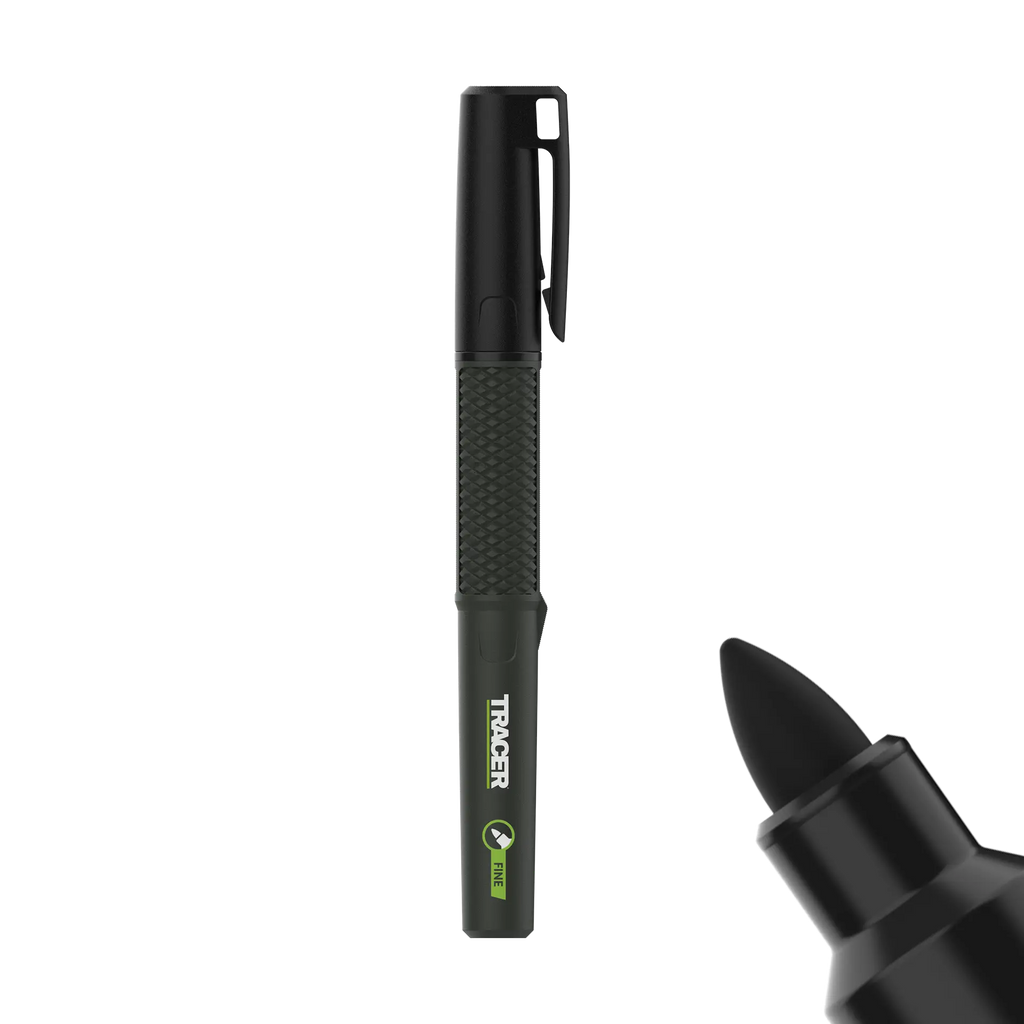 Tracer TPMF1 Fine Tip Permanent Marker - 1pc Black