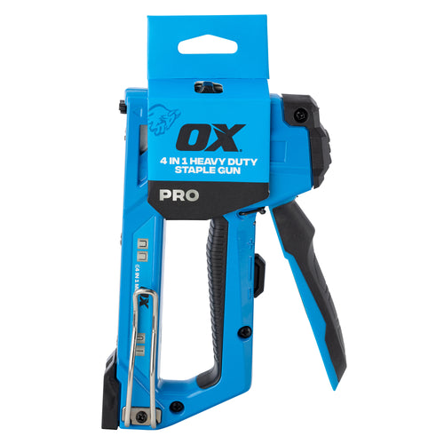 OX Pro 4 In 1 Heavy Duty Staple Gun OX-P316204