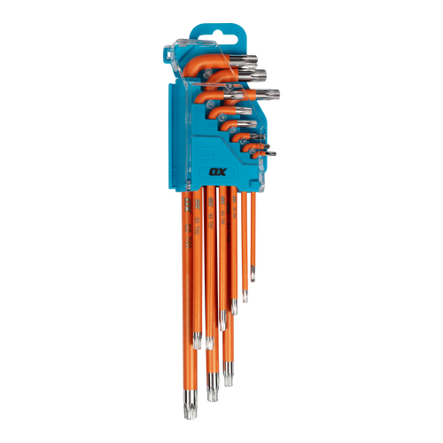 OX Pro Tamperproof Torx Key Long 9pc Set OX-P322709