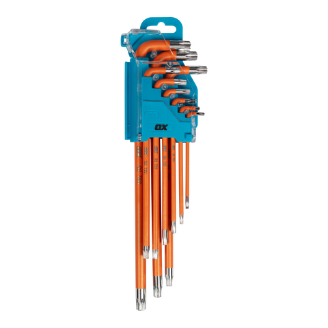 OX Pro Tamperproof Torx Key Long 9pc Set OX-P322709