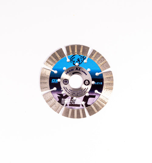 OX XLC15-115/22 Trade XL 15mm Turbo Segmented Diamond Blade – Concrete & GP – 115/22.23mm