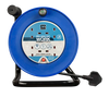 Masterplug LDCC2513/4BL-MP 25m, 4 Sockets, 13A, Blue extensipon reel 240v