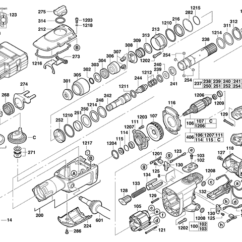 K900S 240V spare parts
