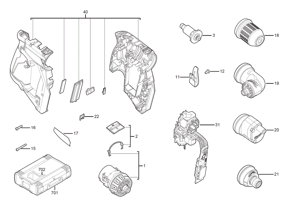 M12FDDXKIT spare parts