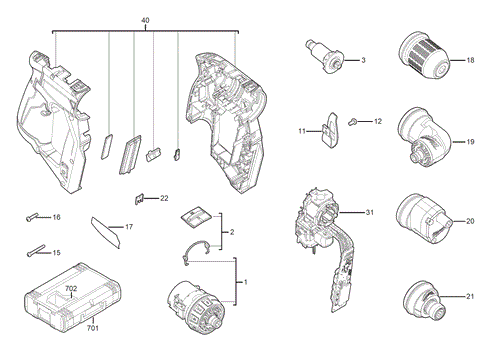 M12FDDXKIT spare parts