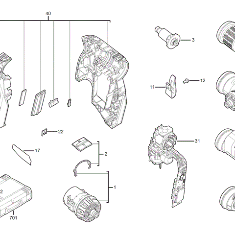 M12FDDXKIT spare parts