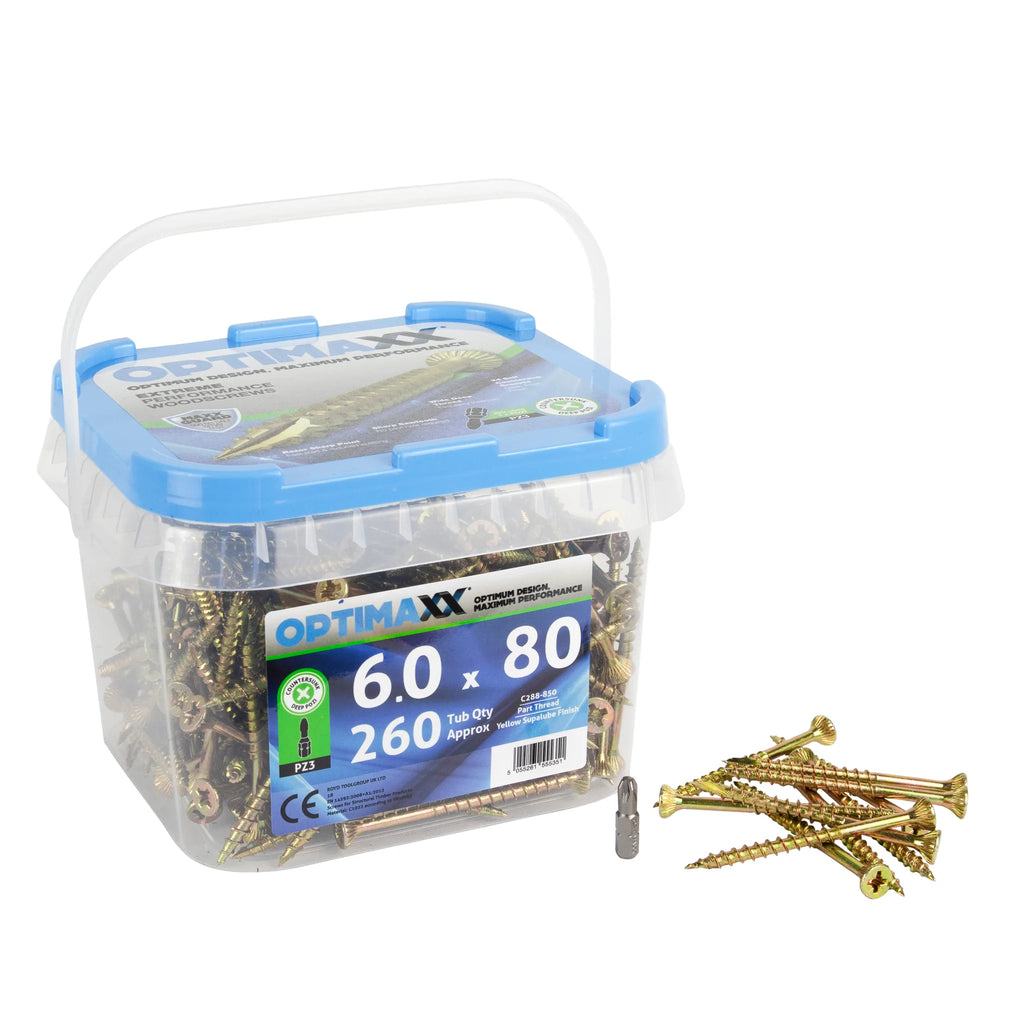 Cheek C288 Optimaxx c288-850 6x 80mm Screws – C.J. Sinclair