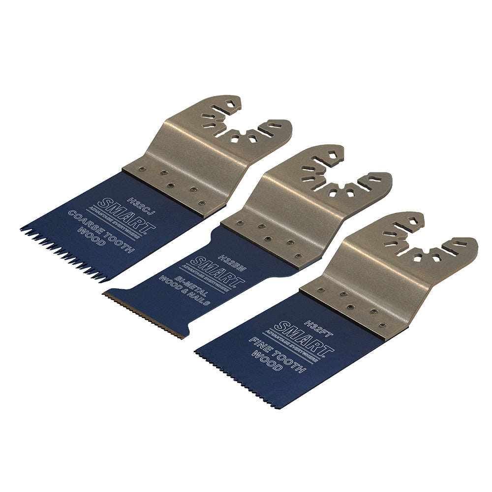 Smart H3MAK Universal trade 3 piece multi-tool blade set