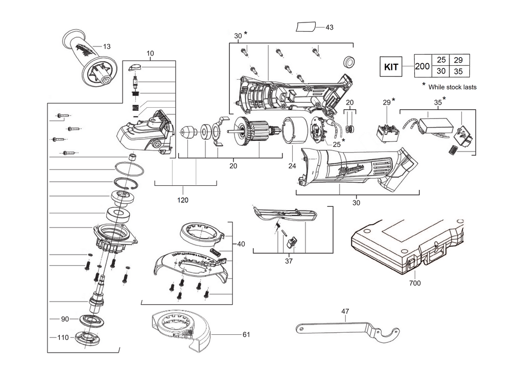HD18AG115 spare parts