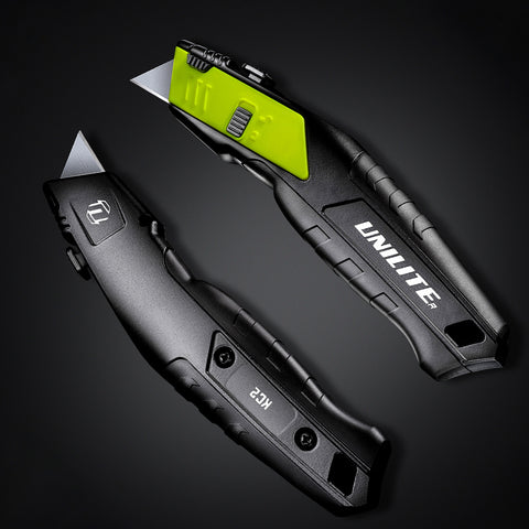 UNILITE KC2 HEAVY DUTY KNIFE CUTTER. HEAVY DUTY NICKEL, ABS AND TPR CONSTRUCTION