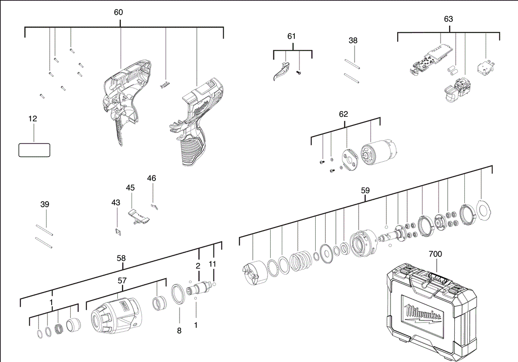 M12BID spare parts