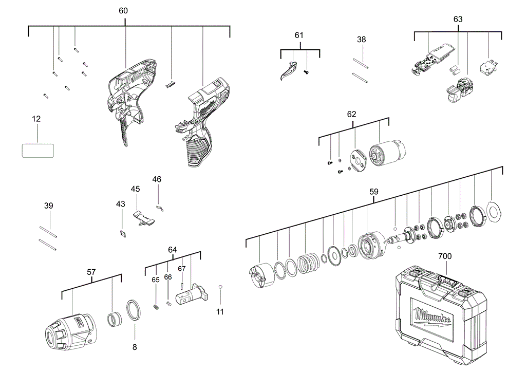 M12BIW12 spare parts