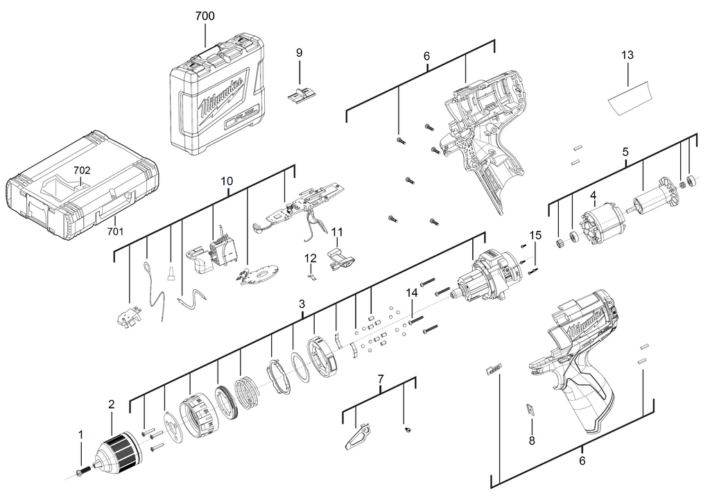 M12CDD spare parts