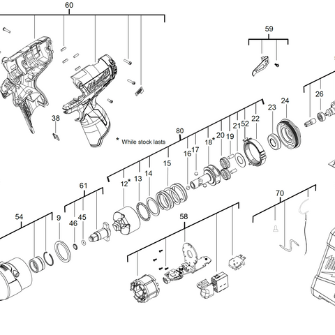 Milwaukee M12CIW38 12v 3/8