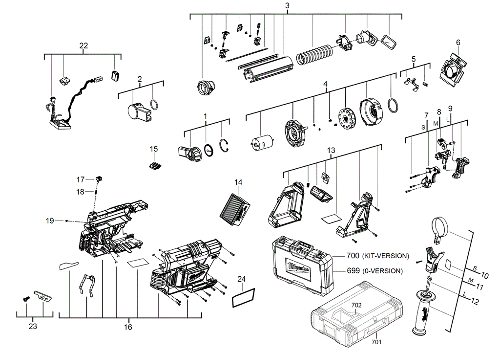 M12DE spare parts