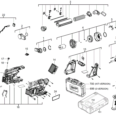 M12DE spare parts