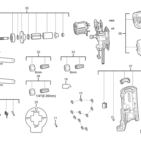 M12FDGA spare parts