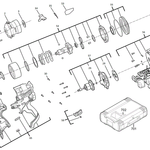 Milwaukee M12FIW38 12v 3/8
