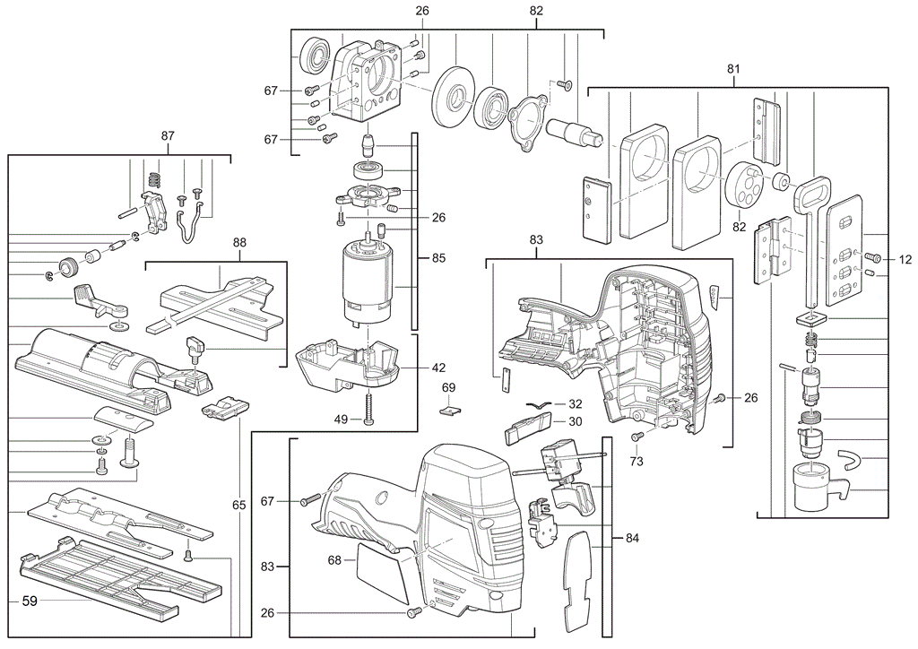 M12JS spare parts